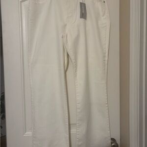 Chico's Elegant White Denim Jeans NWT